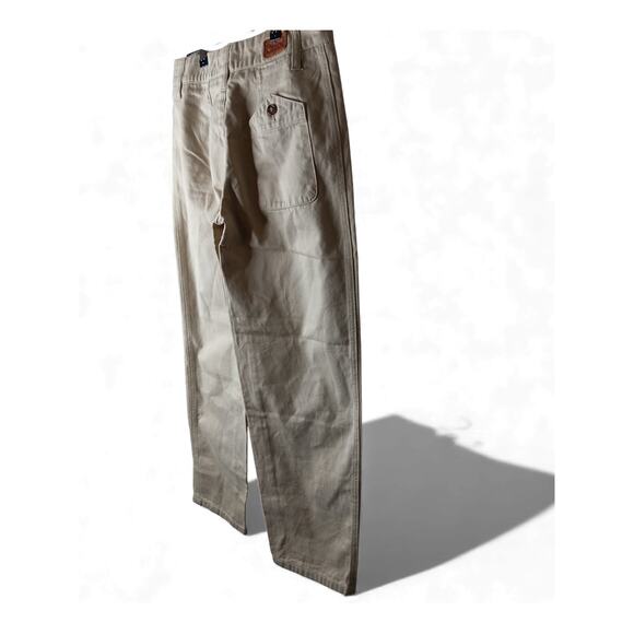 Chloé Beige Cotton Straight Leg Pants Women’s IT 36 High Rise Italy Holiday Gift - Picture 9 of 14